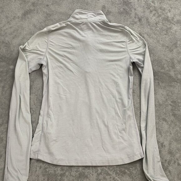 Nike Sweatshirt Mens Small Wake Forest 1/4 Zip Sweater Gray Stretch Pullover WF - Picture 11 of 11